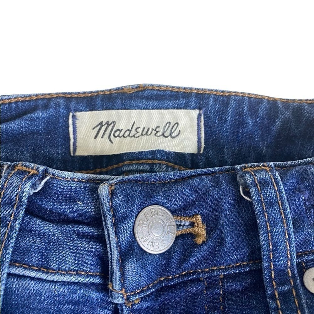 Madewell 24 Curvey High Rise Skinny dark wash jeans - Picture 4 of 9